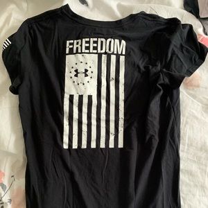 Under Armour t shirt American flag